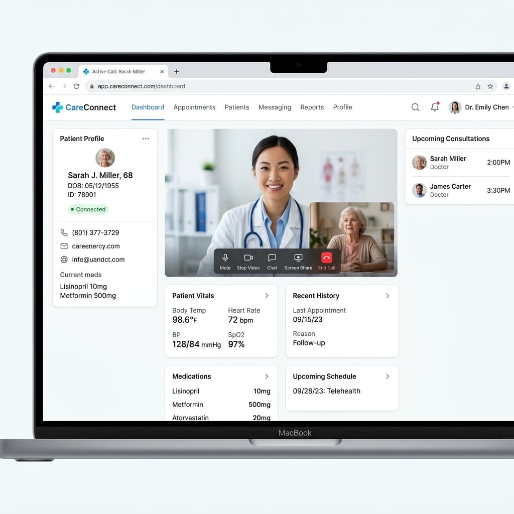 Teleply Telehealth Dashboard