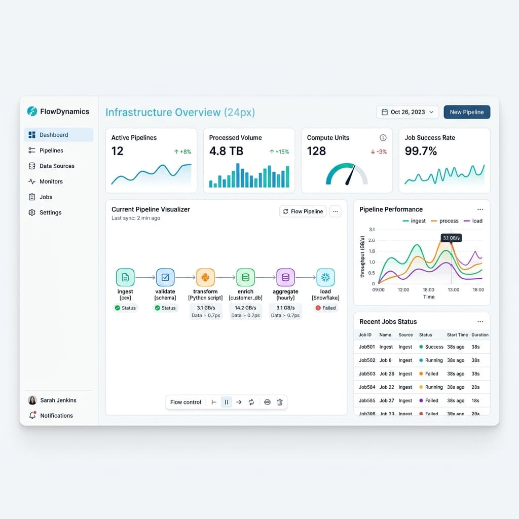 Preloom Infrastructure Dashboard